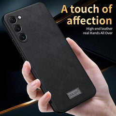 SULADA Shockproof TPU Hybrid Handmade Leather Phone Case, For Samsung Galaxy S25 5G, For Samsung Galaxy S25+ 5G, For Samsung Galaxy S25 Ultra 5G, For Samsung Galaxy S24 Ultra 5G