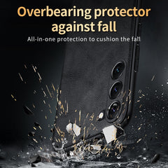 SULADA Shockproof TPU Hybrid Handmade Leather Phone Case, For Samsung Galaxy S25 5G, For Samsung Galaxy S25+ 5G, For Samsung Galaxy S25 Ultra 5G, For Samsung Galaxy S24 Ultra 5G