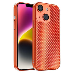 Honeycomb Radiating PC Phone Case, For iPhone 14 Plus, For iPhone 14, For iPhone 14 Pro, For iPhone 14 Pro Max