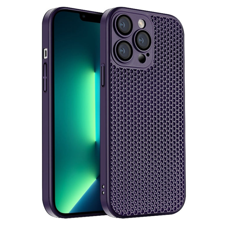 Honeycomb Radiating PC Phone Case, For iPhone 13 Pro Max, For iPhone 13 Pro, For iPhone 13, For iPhone 12