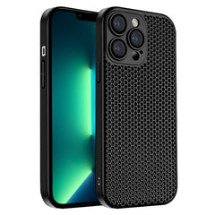 Honeycomb Radiating PC Phone Case, For iPhone 13 Pro Max, For iPhone 13 Pro, For iPhone 13, For iPhone 12