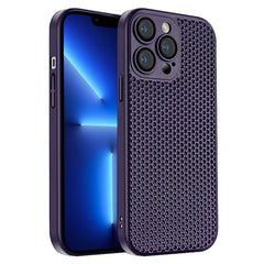 Honeycomb Radiating PC Phone Case, For iPhone 13 Pro Max, For iPhone 13 Pro, For iPhone 13, For iPhone 12