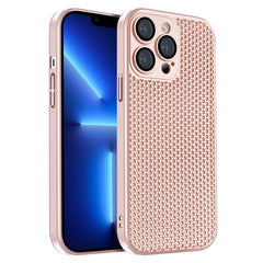 Honeycomb Radiating PC Phone Case, For iPhone 13 Pro Max, For iPhone 13 Pro, For iPhone 13, For iPhone 12