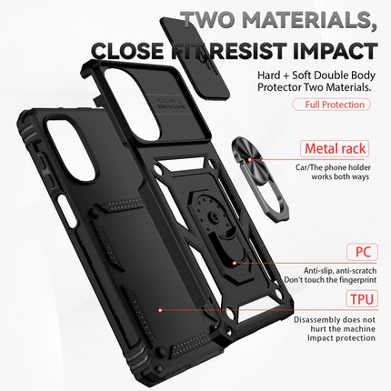 Sliding Camshield Holder Phone Case, For Motorola Moto G62 5G, For Motorola Moto G22 2022, For Motorola Moto G Stylus 4G 2022
