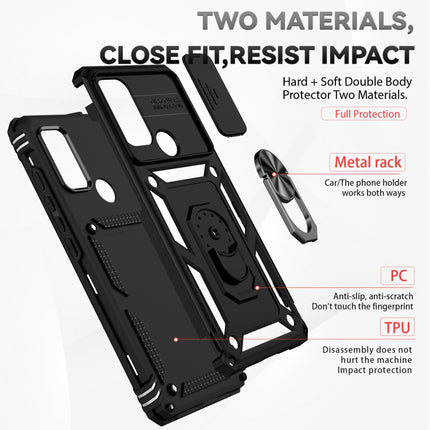 Sliding Camshield Holder Phone Case, For Motorola Moto G60s, For Motorola Moto G50, For Motorola One 5G Ace
