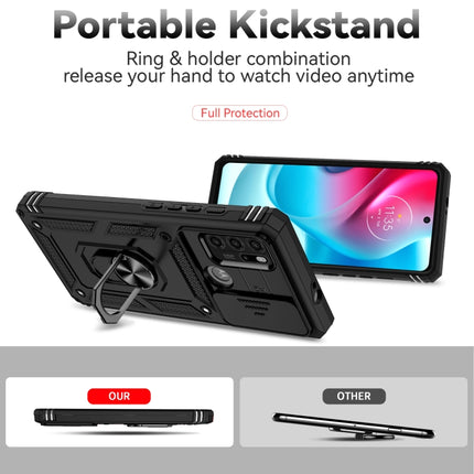 Sliding Camshield Holder Phone Case, For Motorola Moto G60s, For Motorola Moto G50, For Motorola One 5G Ace