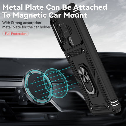 Sliding Camshield Holder Phone Case, For Motorola Moto G60s, For Motorola Moto G50, For Motorola One 5G Ace
