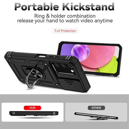 Sliding Camshield Holder Phone Case, For Samsung Galaxy A02s / A03s 165mm, For Samsung Galaxy A32 4G, For Samsung Galaxy A32 5G