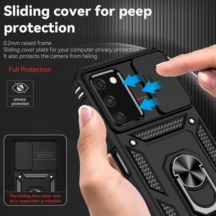 Sliding Camshield Holder Phone Case, For Samsung Galaxy A02s / A03s 165mm, For Samsung Galaxy A32 4G, For Samsung Galaxy A32 5G