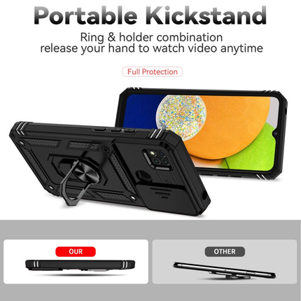 Sliding Camshield Holder Phone Case, For Samsung Galaxy A03, For Samsung Galaxy A03 166mm, For Samsung Galaxy A02s / A03s 164mm