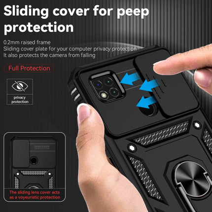 Sliding Camshield Holder Phone Case, For Samsung Galaxy A03, For Samsung Galaxy A03 166mm, For Samsung Galaxy A02s / A03s 164mm