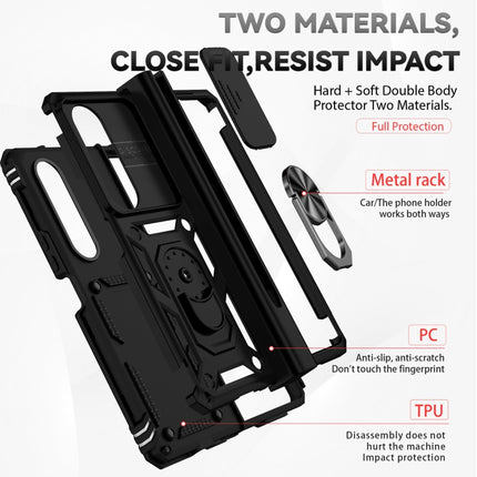 Sliding Camshield Holder Phone Case, For Samsung Galaxy Z Fold4, For Samsung Galaxy Z Flip4, For Samsung Galaxy M33