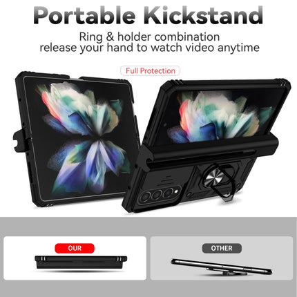 Sliding Camshield Holder Phone Case, For Samsung Galaxy Z Fold4, For Samsung Galaxy Z Flip4, For Samsung Galaxy M33