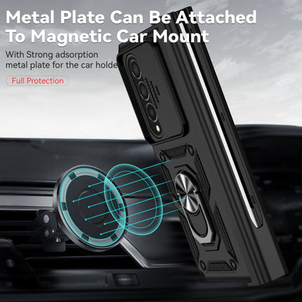 Sliding Camshield Holder Phone Case, For Samsung Galaxy Z Fold4, For Samsung Galaxy Z Flip4, For Samsung Galaxy M33