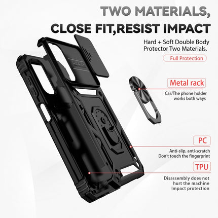 Sliding Camshield Holder Phone Case, For Samsung Galaxy A24, For Samsung Galaxy A34 5G, For Samsung Galaxy A04