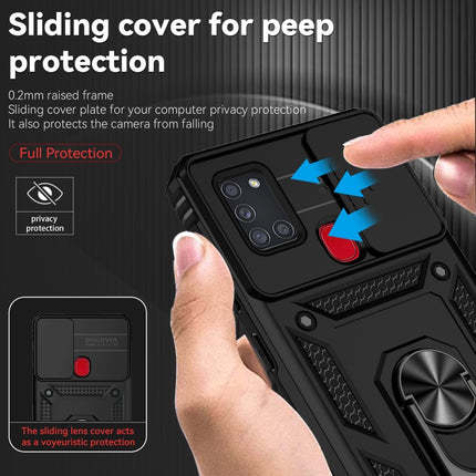 Sliding Camshield Holder Phone Case, For Samsung Galaxy A21s, For Samsung Galaxy S20 Ultra, For Samsung Galaxy S20