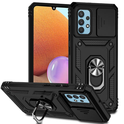 Sliding Camshield Holder Phone Case, For Samsung Galaxy A02s / A03s 165mm, For Samsung Galaxy A32 4G, For Samsung Galaxy A32 5G