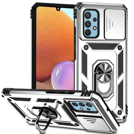 Sliding Camshield Holder Phone Case, For Samsung Galaxy A02s / A03s 165mm, For Samsung Galaxy A32 4G, For Samsung Galaxy A32 5G