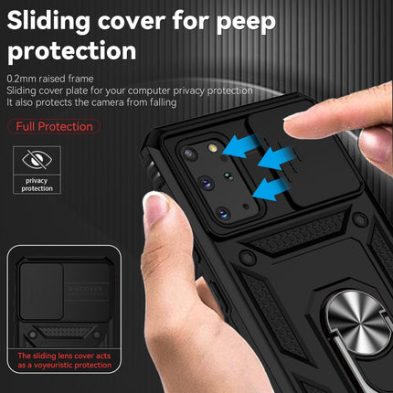 Sliding Camshield Holder Phone Case, For Samsung Galaxy S20+