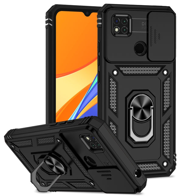 Sliding Camshield Holder Phone Case, For Xiaomi Redmi 10A, For Xiaomi Redmi 10C, For Xiaomi Redmi Note 11E