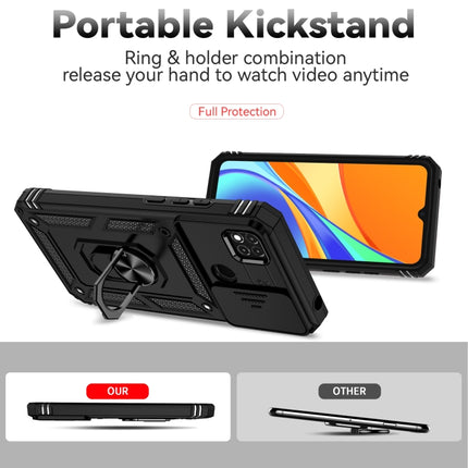 Sliding Camshield Holder Phone Case, For Xiaomi Redmi 10A, For Xiaomi Redmi 10C, For Xiaomi Redmi Note 11E