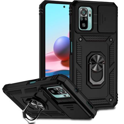 Sliding Camshield Holder Phone Case, For Xiaomi Redmi Note 10 Pro, For Xiaomi Redmi Note 10, For Xiaomi Poco X3
