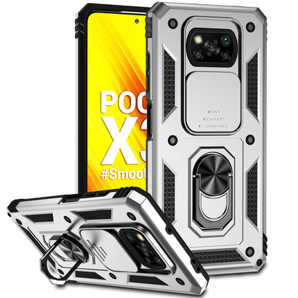 Sliding Camshield Holder Phone Case, For Xiaomi Redmi Note 10 Pro, For Xiaomi Redmi Note 10, For Xiaomi Poco X3