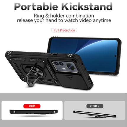 Sliding Camshield Holder Phone Case, For Xiaomi 12 Pro, For Xiaomi 12, For Xiaomi 11 Lite