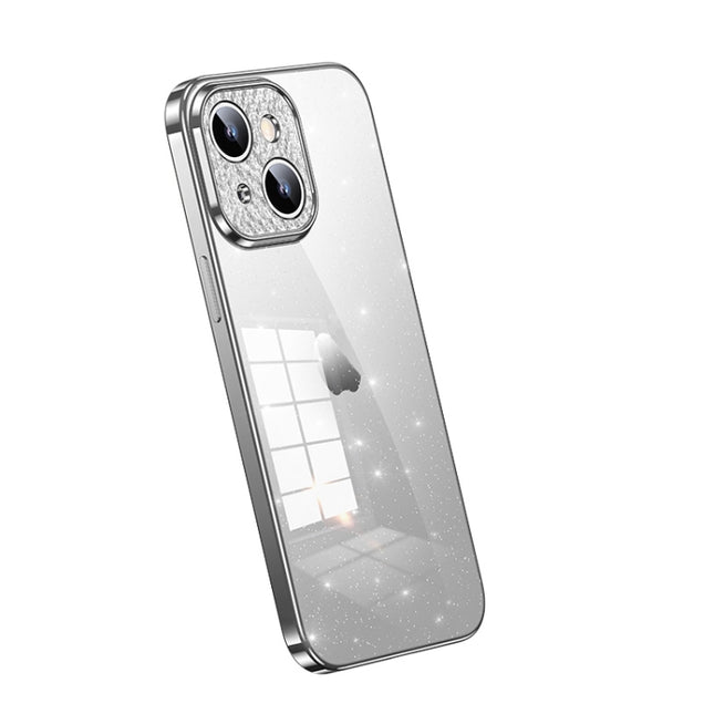 SULADA Electroplated Transparent Glittery TPU Phone Case, For iPhone 14 Plus, For iPhone 15 Pro Max, For iPhone 15 Pro, For iPhone 14, For iPhone 15 Plus, For iPhone 14 Pro