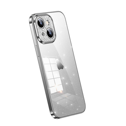 SULADA Electroplated Transparent Glittery TPU Phone Case, For iPhone 14 Plus, For iPhone 15 Pro Max, For iPhone 15 Pro, For iPhone 14, For iPhone 15 Plus, For iPhone 14 Pro