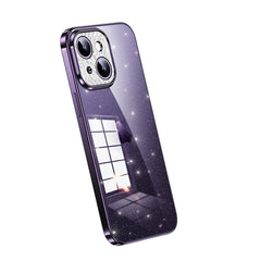 Funda de teléfono de TPU brillante transparente galvanizada SULADA, para iPhone 15 Pro Max, para iPhone 14 Plus, para iPhone 15 Pro, para iPhone 14, para iPhone 14 Pro, para iPhone 15 Plus, para iPhone 15, para iPhone 14 Pro Max