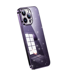 Funda de teléfono de TPU brillante transparente galvanizada SULADA, para iPhone 15 Pro Max, para iPhone 14 Plus, para iPhone 15 Pro, para iPhone 14, para iPhone 14 Pro, para iPhone 15 Plus, para iPhone 15, para iPhone 14 Pro Max