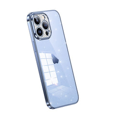 SULADA Electroplated Transparent Glittery TPU Phone Case, For iPhone 15 Pro Max, For iPhone 14 Plus, For iPhone 14, For iPhone 15 Pro, For iPhone 15 Plus, For iPhone 14 Pro