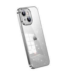 Funda de teléfono de TPU brillante transparente galvanizada SULADA, para iPhone 15 Pro Max, para iPhone 14 Plus, para iPhone 15 Pro, para iPhone 14, para iPhone 14 Pro, para iPhone 15 Plus, para iPhone 15, para iPhone 14 Pro Max