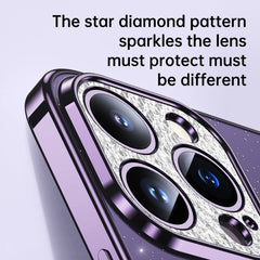 SULADA Electroplated Transparent Glittery TPU Phone Case, For iPhone 13 Pro Max, For iPhone 13 Pro, For iPhone 13, For iPhone 12, For iPhone 12 Pro Max, For iPhone 11