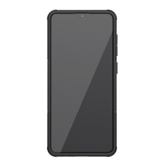 Tire Texture Shockproof TPU+PC Protective Case，with Holder