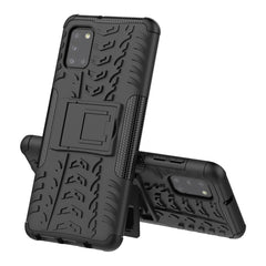 Tire Texture Shockproof TPU+PC Protective Case，with Holder, For Samsung Galaxy A31, For Samsung Galaxy M11, For OPPO Realme 6, For Xiaomi Mi 10 Lite 5G