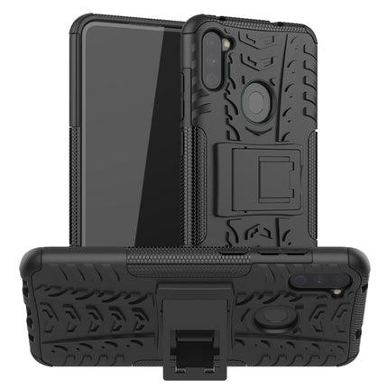 Tire Texture Shockproof TPU+PC Protective Case，with Holder