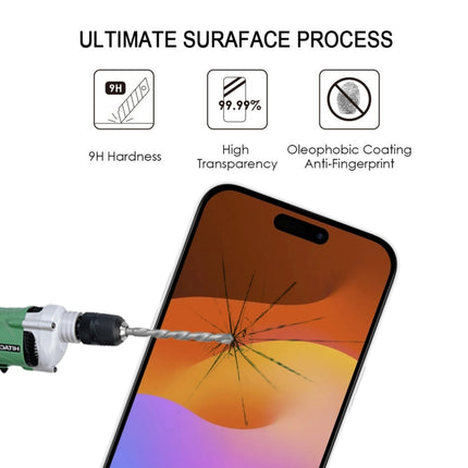 Full Glue Screen Tempered Glass Film, For iPhone 15 Pro Max, For iPhone 15 Pro, For iPhone 15 Plus, For iPhone 15