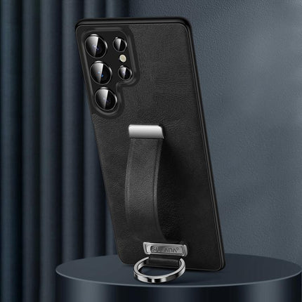 SULADA PC Hybrid Leather Texture Skin Feel Shockproof Phone Case