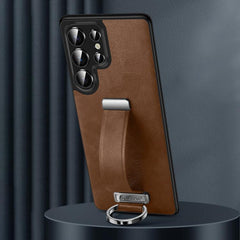 SULADA PC Hybrid Leather Texture Skin Feel Shockproof Phone Case, For Samsung Galaxy S25 5G, For Samsung Galaxy S25+ 5G, For Samsung Galaxy S25 Ultra 5G, For Samsung Galaxy S24 Ultra 5G
