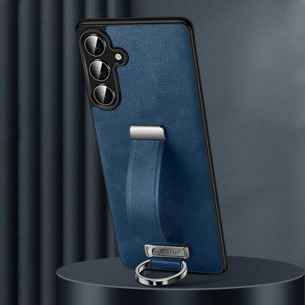 SULADA PC Hybrid Leather Texture Skin Feel Shockproof Phone Case, For Samsung Galaxy S25 5G, For Samsung Galaxy S25+ 5G, For Samsung Galaxy S25 Ultra 5G, For Samsung Galaxy S24 Ultra 5G