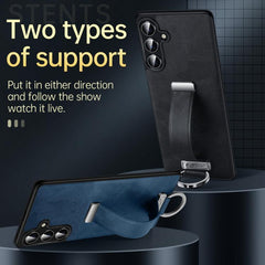 SULADA PC Hybrid Leather Texture Skin Feel Shockproof Phone Case, For Samsung Galaxy S25 5G, For Samsung Galaxy S25+ 5G, For Samsung Galaxy S25 Ultra 5G, For Samsung Galaxy S24 Ultra 5G