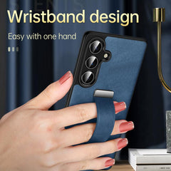 SULADA PC Hybrid Leather Texture Skin Feel Shockproof Phone Case, For Samsung Galaxy S25 5G, For Samsung Galaxy S25+ 5G, For Samsung Galaxy S25 Ultra 5G, For Samsung Galaxy S24 Ultra 5G