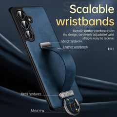 SULADA PC Hybrid Leather Texture Skin Feel Shockproof Phone Case, For Samsung Galaxy S25 5G, For Samsung Galaxy S25+ 5G, For Samsung Galaxy S25 Ultra 5G, For Samsung Galaxy S24 Ultra 5G