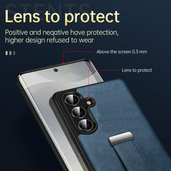 SULADA PC Hybrid Leather Texture Skin Feel Shockproof Phone Case, For Samsung Galaxy S24+ 5G, For Samsung Galaxy S24 5G, For Samsung Galaxy S23 Ultra 5G, For Samsung Galaxy S23+ 5G