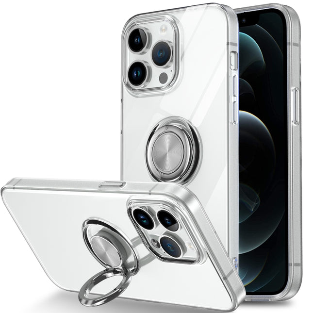 Ring Holder TPU Phone Case, For iPhone 15 Pro, For iPhone 15 Plus, For iPhone 14 Plus, For iPhone 14 Pro, For iPhone 13 Pro Max, For iPhone 13 Pro, For iPhone 13, For iPhone 12 Pro Max, For iPhone 12 Pro, For iPhone 11 Pro Max