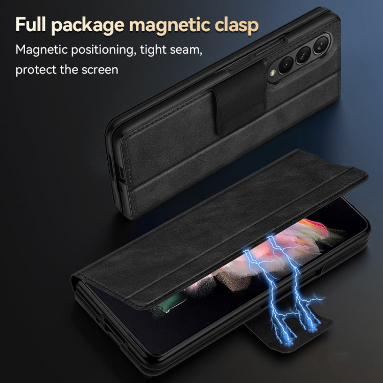 SULADA All-inclusive Magnetic Snap Flip Leather Phone Case