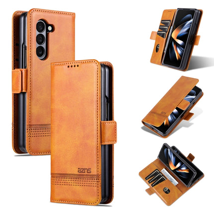 AZNS Magnetic Calf Texture Flip Leather Phone Case, For Samsung Galaxy Z Flip7 FE / Flip6, For Samsung Galaxy Z Fold7 5G, For Samsung Galaxy Z Flip7 5G, For Samsung Galaxy Z Fold6 5G