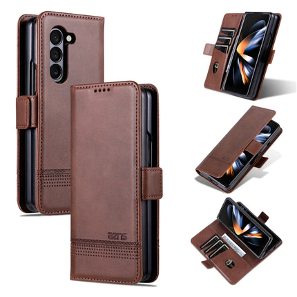 AZNS Magnetic Calf Texture Flip Leather Phone Case, For Samsung Galaxy Z Flip7 5G, For Samsung Galaxy Z Fold6 5G, For Samsung Galaxy Z Fold5 5G, For Samsung Galaxy Z Flip5 5G